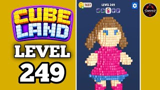 Cube Land Puzzle Level 249 Walkthrough Solution Update
