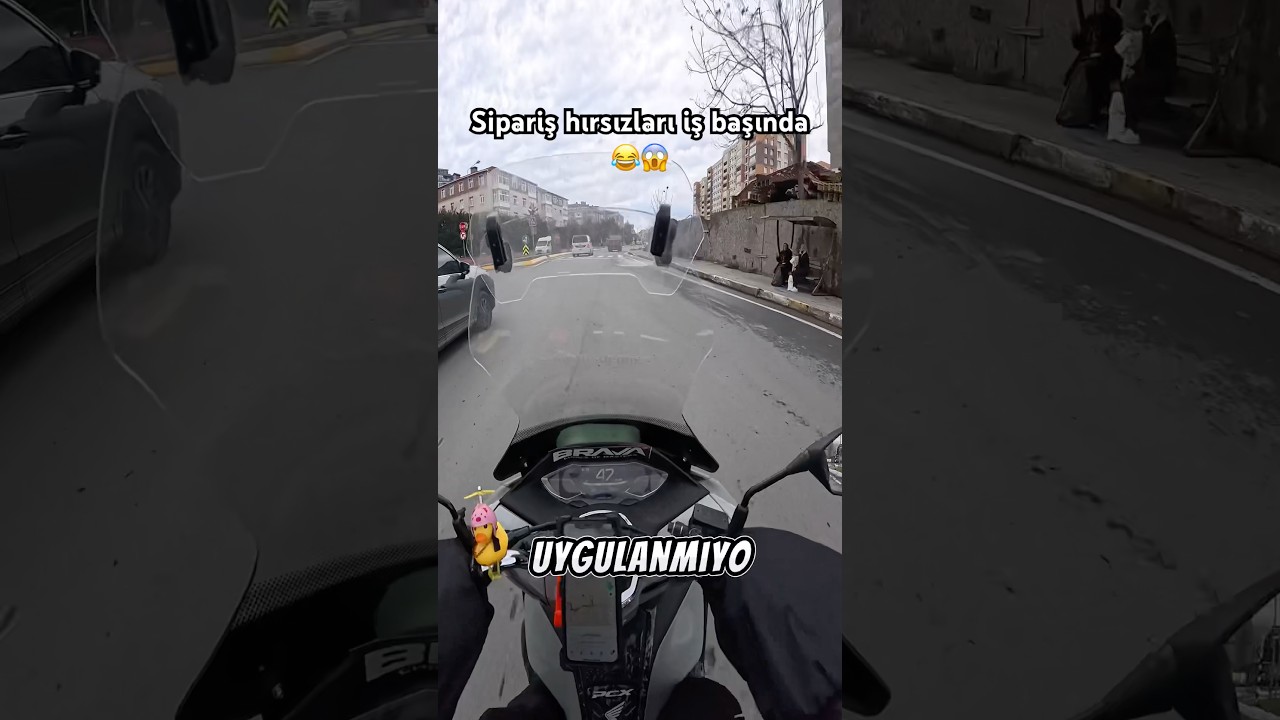 Sipariş hırsızları iş başında 😂😱 #shorts #tiktok #keşfet #motovlog #viral #fyp #tiktok #reels #new