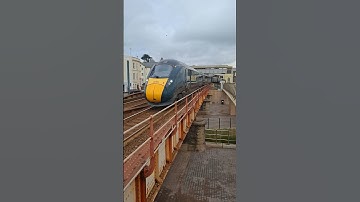 GWR Class 802 Dawlish Station #train #gwr #class800 #trainspotting #railfans #devon #rail