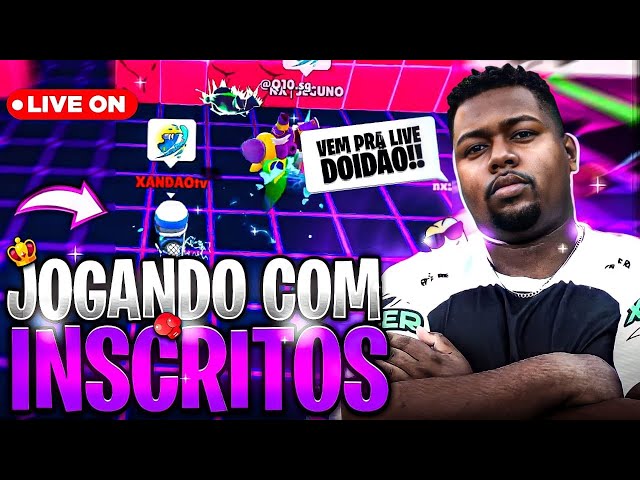 LIVE STUMBLE GUYS ⭐ AO VIVO 💫 SALINHA DE CRIA  NOVAS SKIN 💫 BLOCK DASH  INFINITO COM OS INSCRITOS