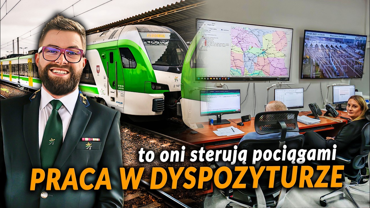 Praca dyspozytury kolei. Kto naprawdę steruje pociągami? Centrum dowodzenia kolei! | DO ROBOTY
