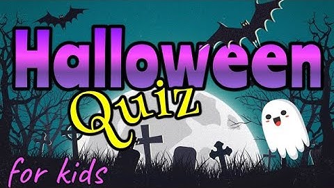 HALLOWEEN QUIZ for Kids by Miss Ellis 👻🎃 #halloweenquiz #halloween