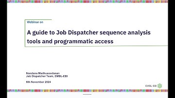 A guide to Job Dispatcher sequence analysis tools and programmatic access