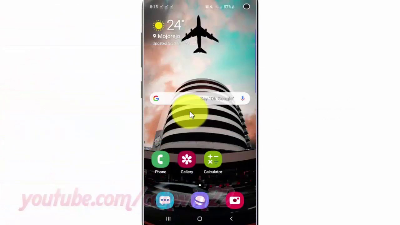  Samsung  Galaxy S10  How to change  home screen wallpaper  