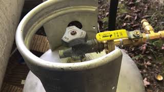 How to fill your own propane tank