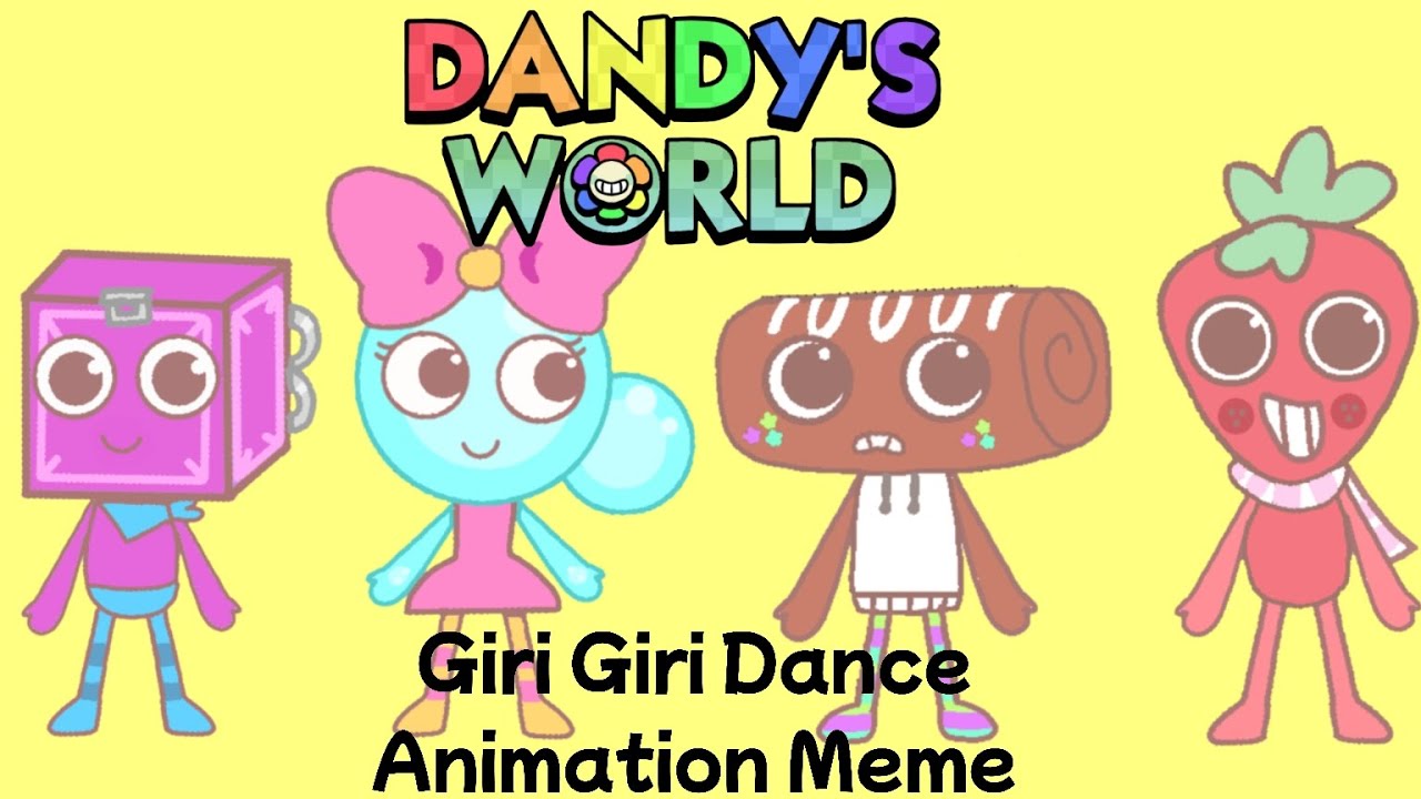 Giri Giri Dance Animation Meme||Dandy's World - YouTube