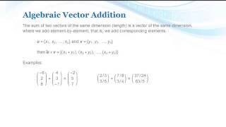 Math260 Lesson01 IntroToVectors