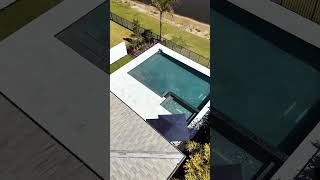 Luxury Backyard Pool &amp; Spa Oasis | Custom Design by M&amp;M Pool Builders