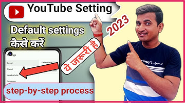 Youtube upload default settings kaise kare//upload default कैसे set करें//default settings kare🔥😂
