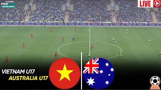 🔴 U17 Việt Nam vs U17 Úc TRỰC TIẾP ⚽ Trọn vẹn trận đấu | Giải vô địch U17 Đông Nam Á 2026 | PES 2021 screenshot 2
