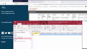 Getting Started with Access Module 1 SAM Text Book Project Part 3