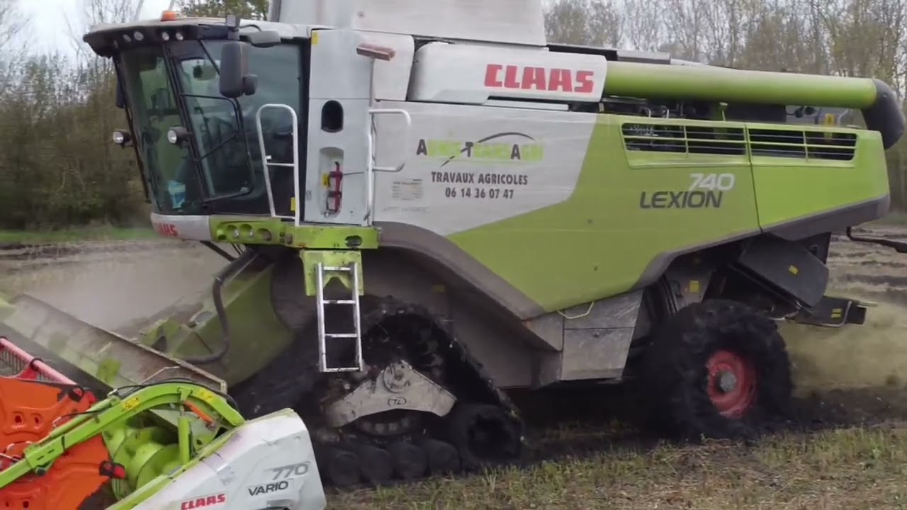 Moisson de soja Charente-Maritime