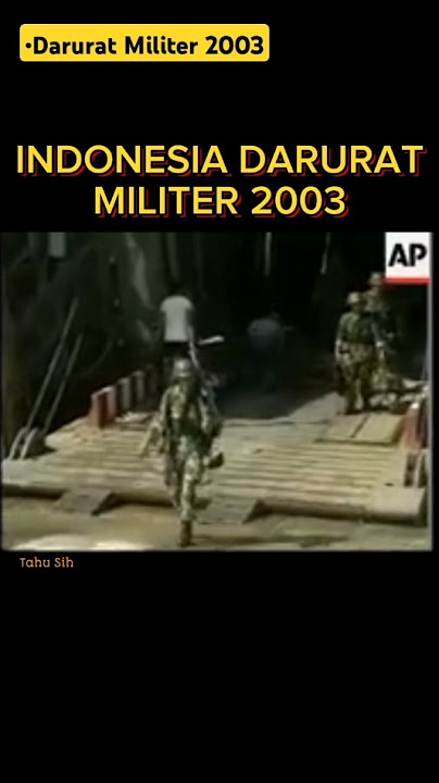 Indonesia Military Emergency 2003: Combat Defense Equipment Deployed #shorts