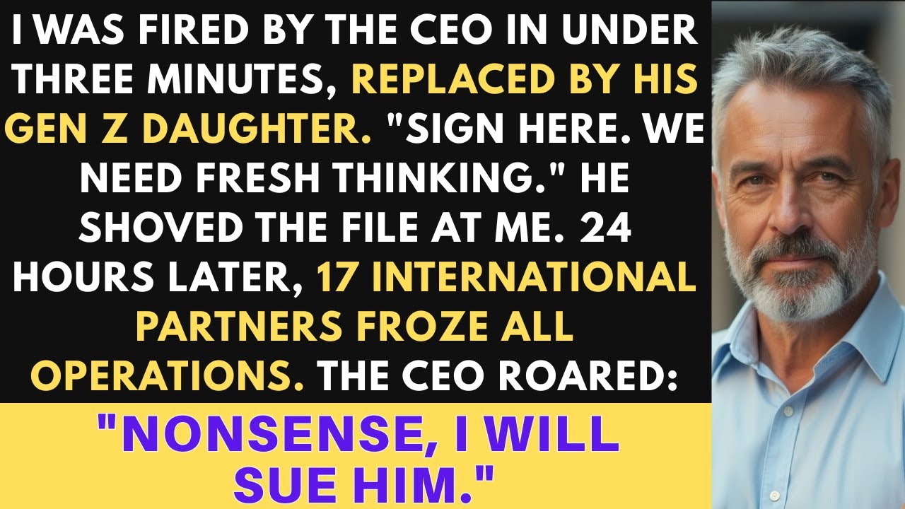CEO's Fatal Mistake Replacing Me With His Gen Z Daughter—I Revoked 42 Patents Worth $1.1B