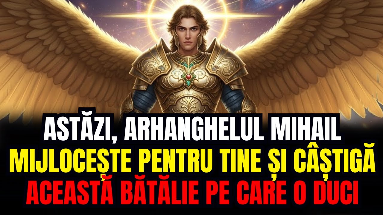 Astăzi, Arhanghelul Mihail mijlocește pentru tine și câștigă această bătălie pe care o duci