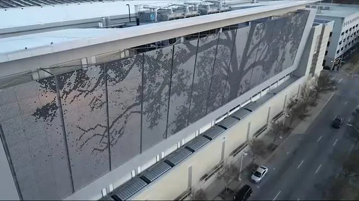 The story behind Raleigh's shimmer wall