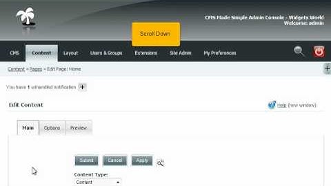 Tutorial: How to edit content in CMS Made Simple | LayerOnline Web Hosting
