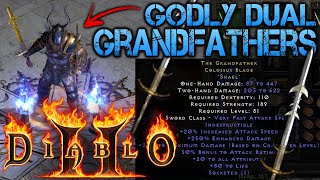 GODLY TWIN GRANDFATHER's on BARB | Diablo 2 Resurrected