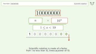 10,000,000 in Scientific Notation — Step-by-Step