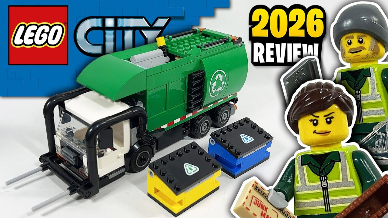 LEGO City Recycling Truck (60495) - 2026 Set Review - YouTube