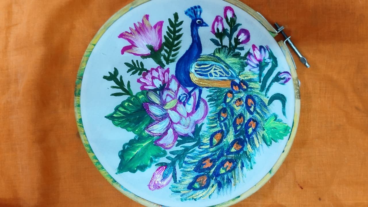 Petals and Plumage (A rhythmic play on the floral and bird elements)