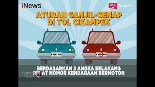 Contoh Aturan Ganjil Genap di Tol Cikampek yang Berlaku Mulai 12 Maret 2018 - Special Report 12/03