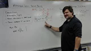 Calculus BC Section 10.3 Alternating and Lagrange Error bounds #19