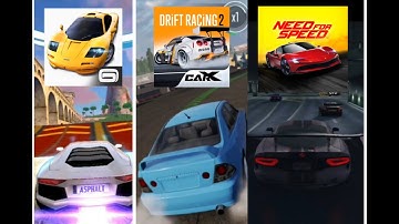 Asphalt nitro vs Need for Speed no limits vs CarX Drift Racing 2