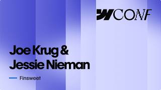 Webflow Conf 2026 Interview: Joe Krug and Jessie Nieman - Finsweet