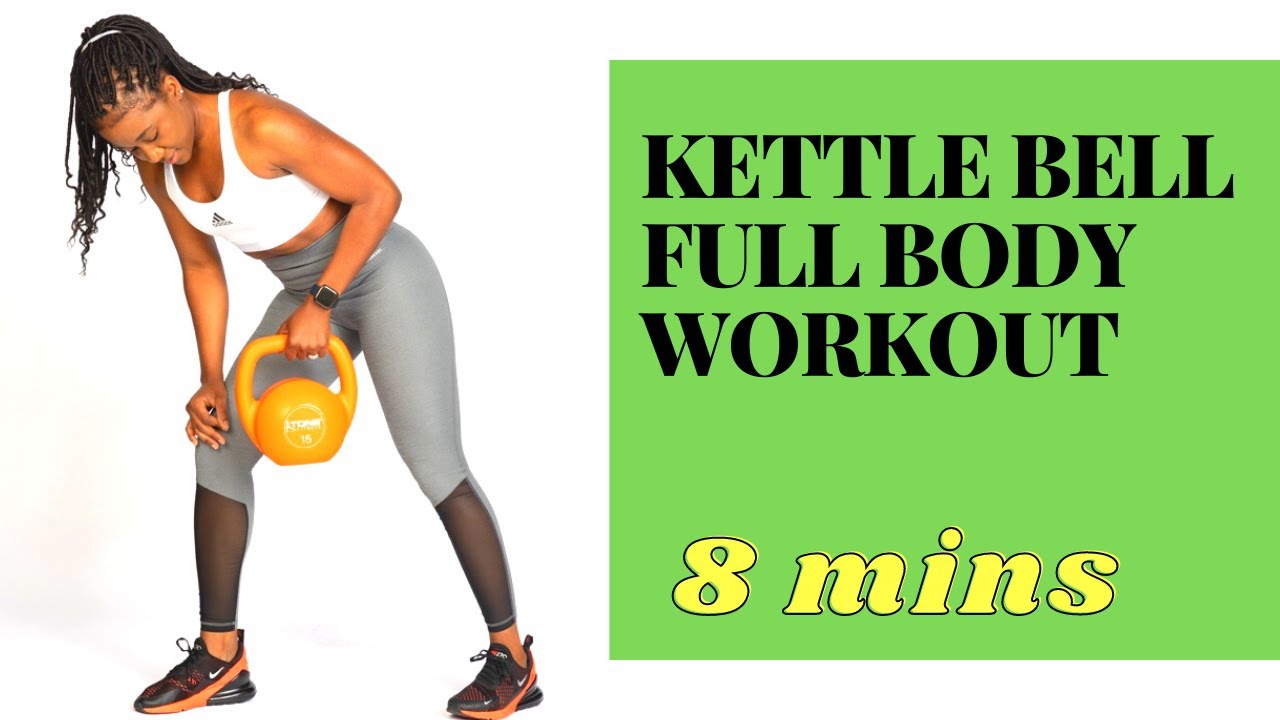 8 MINS KETTLE BELL FULL BODY WORKOUT // NO JUMPING YouTube