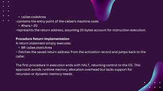 Static and Stack Allocation - Compiler Design