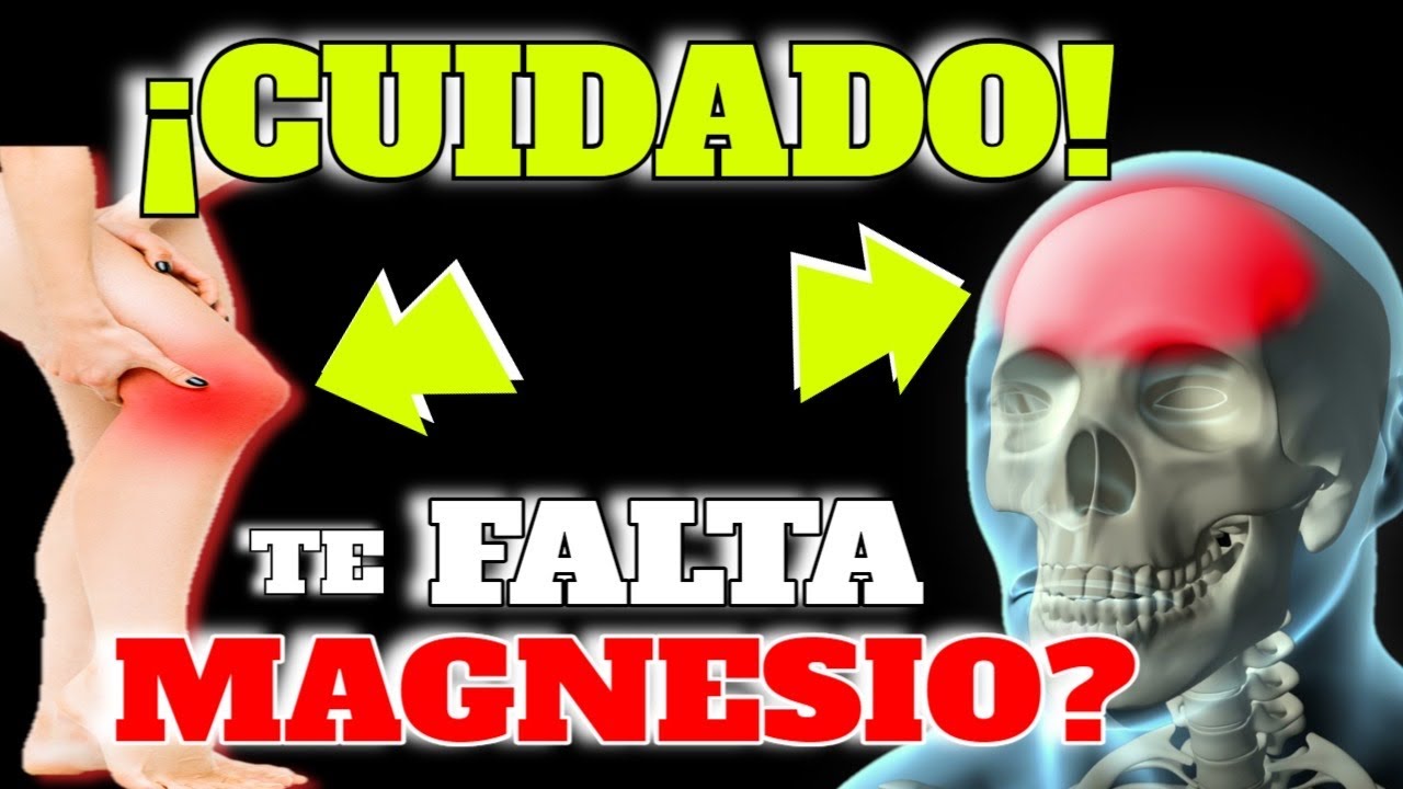 �PELIGRO!: As� EVITARAS la FALTA de MAGNESIO| ESTOS son los SINTOMAS de ALARMA de MAGNESIO BAJO