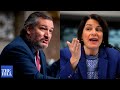 Ted Cruz CLASHES with Amy Klobuchar at Senate rules meeting