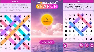 Wordscapes Search Gameplay 👉, Gameplay All Levels Walkthrough ios - Top 10 New Android Games 2021 screenshot 3