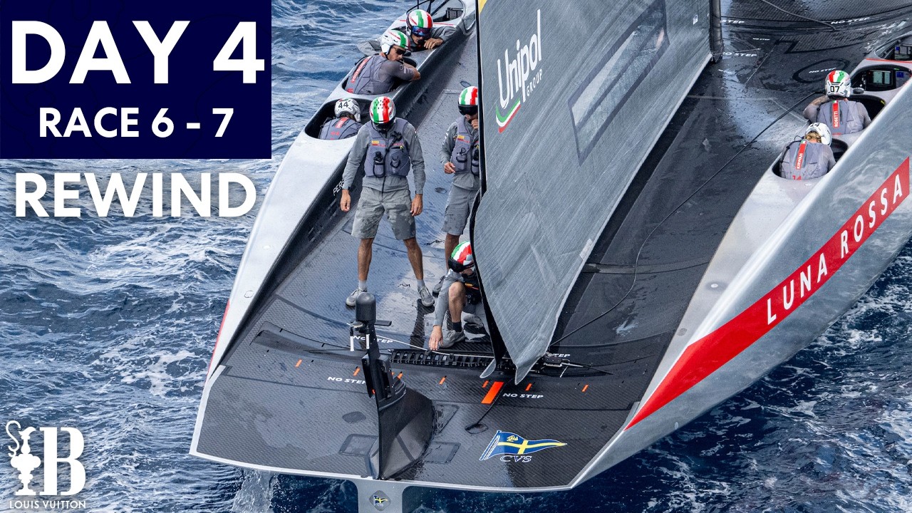 Thrilling Day On Water | Louis Vuitton Cup Semi Final Day 4 | 37th