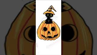 How to draw It's the best funny pumpkin on your Halloween 🎃