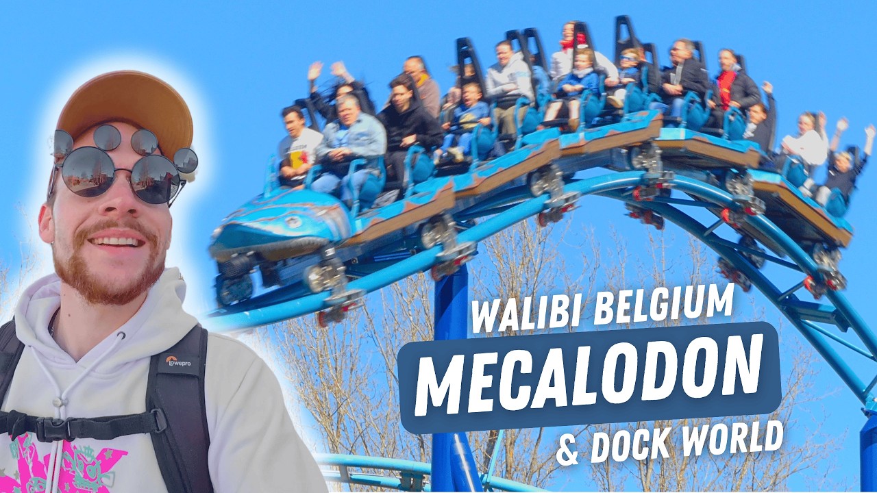 🎢NOUVEAU ROLLER COASTER SURPRENANT à Walibi Belgium (Mecalodon, Dock World, Turbine...)