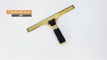Ettore Brass Quick Release Squeegee Handle