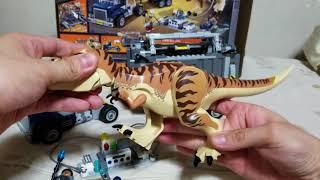 レゴ ジュラシックワールド 炎の王国 T-レックスの輸送