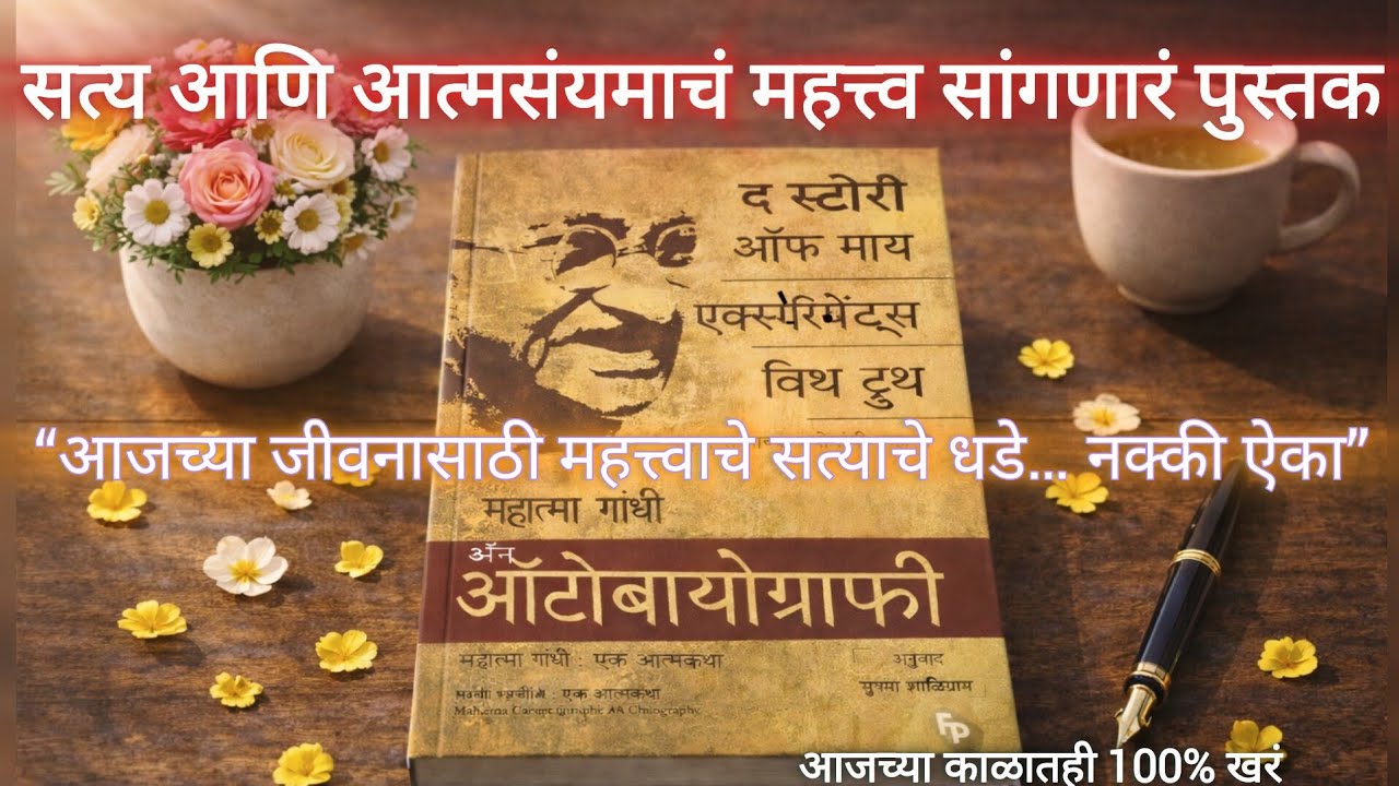 सत्याचे प्रयोग | महात्मा गांधी – My Experiments with Truth | autobiography in Marathi | मराठी सारांश