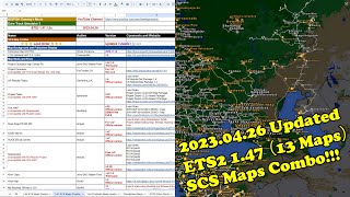 [2023.04.26] ETS2 1.47 latest 13 maps combo | SCS Extension | With RusMap SR ROEX ProModsTGS Kirov