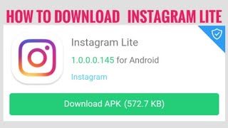 How to download instagram lite apk | only 560 KB screenshot 4