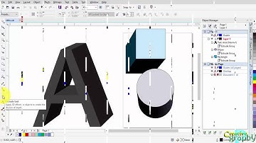 extrude tool - corel draw tutorial for beginner (23)