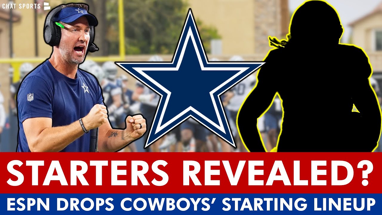 Dallas Cowboys SURPRISE Starting Lineup Revealed By ESPN - YouTube
