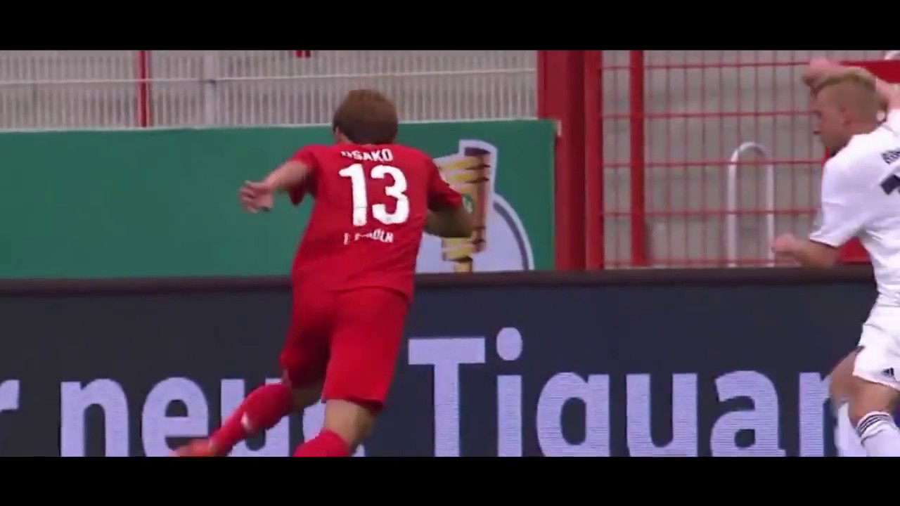 豪快ボレー弾 大迫が途中出場で2ゴール Dfbポカール1回戦 プロイセン ベルリン対1 Fcケルン 16 08 練習試合ケルン3 0マインツ 大迫勇也タッチ集 1ゴール Youtube