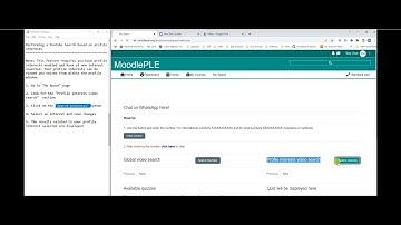 How to perform a Profile interest YouTube search in Moodle Personal Space