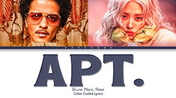 ROSÉ, Bruno Mars - "APT." - Color Coded Lyrics