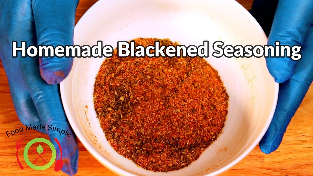 Blackened Seasoning Recipe | Homemade Cajun Blackened Seasoning | Food