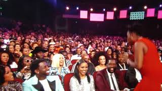 Leslie Jones and Cardi B at BET Awards 2017