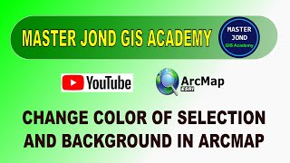 &quot;Customize Selection &amp; Background Colors in ArcMap | Enhance Your GIS Maps!&quot;